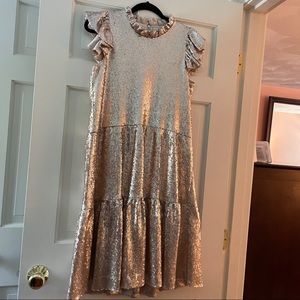 Sea NY Selina Dress in Rose Gold